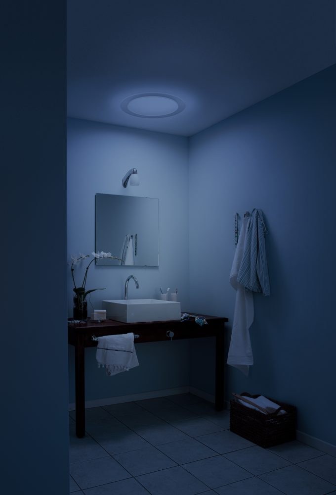 Application Blue Solar Night Light 807 Sun Tunnels Bathroom 0818