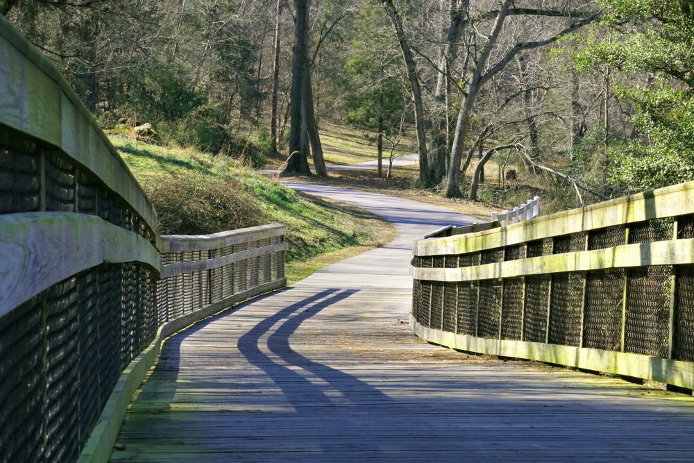 The Neuse River In Raleigh, North Carolina