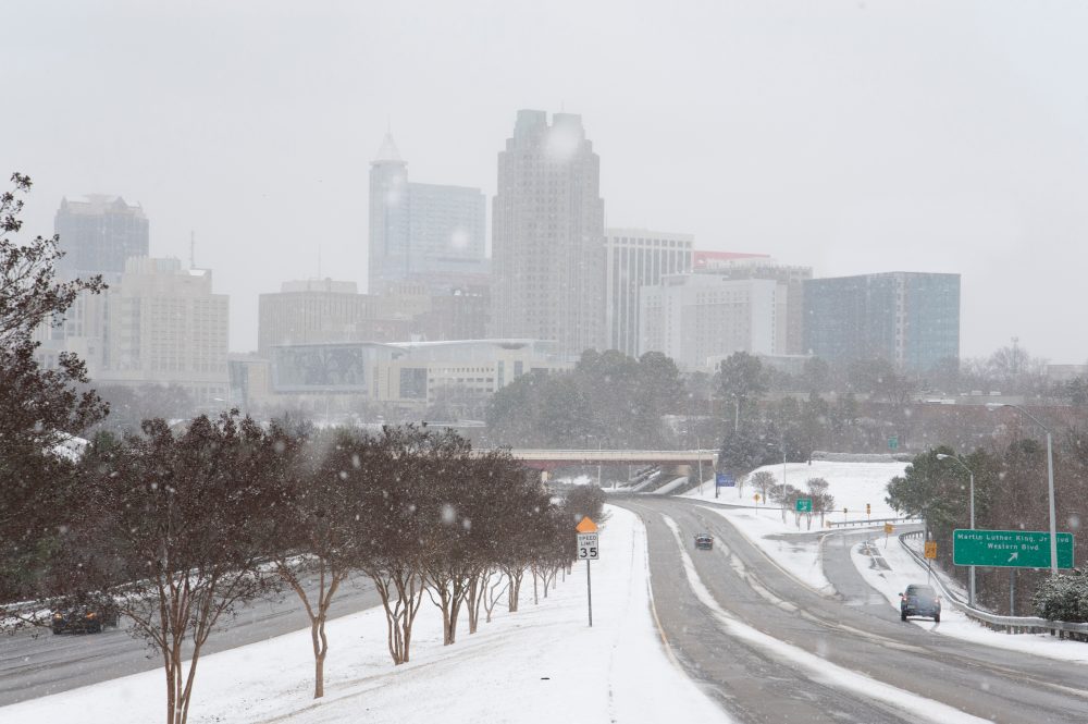  Winter In Downtown Raleigh.