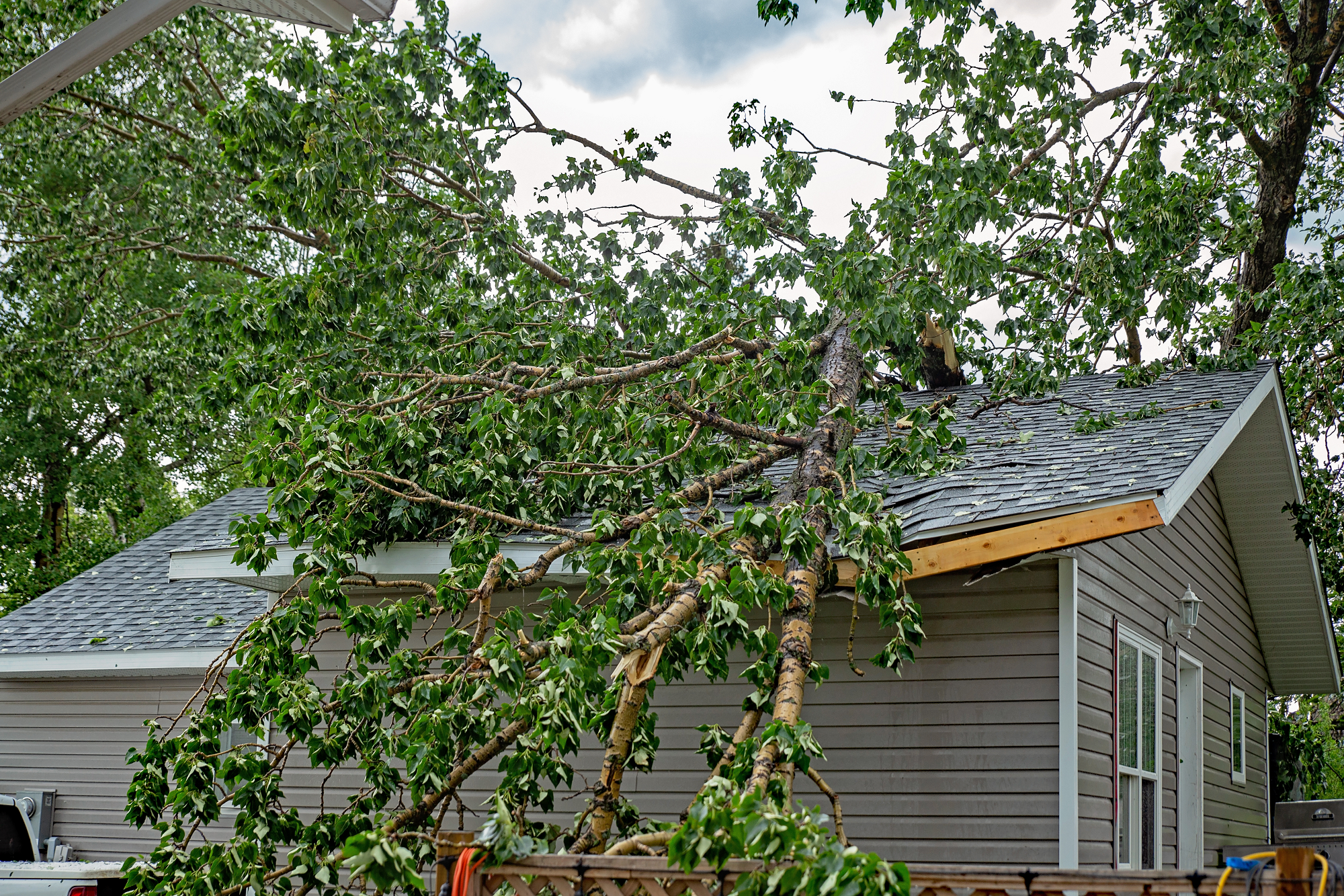 storm damage roof repair NC
